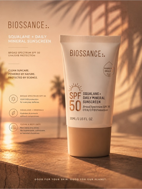 Biossance Other - Biossance SPF 50 Squalane + Daily Mineral Sunscreen 30ml  EXP: 11/2027